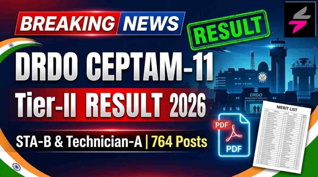 DRDO CEPTAM 11 Tier II RESULT 202606282258 1