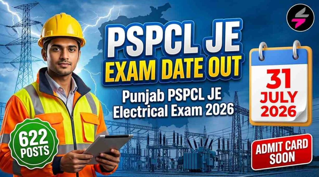 PSPCL JE Exam Date 2026 202607091831 1