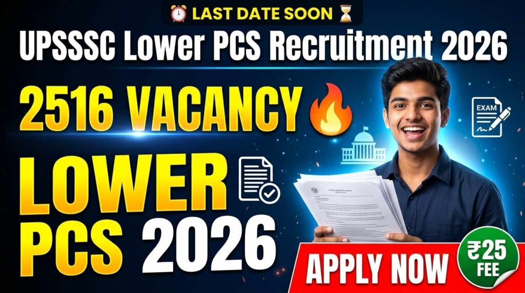 UPSSSC Lower PCS Recruitment 2026 202605310146 1