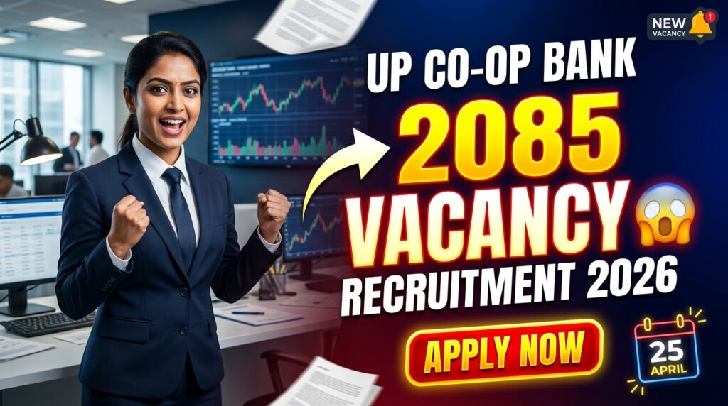up cooperative bank recruitment 2026, sarkari job, free job alert, sarkari result, bank vacancy 2026,