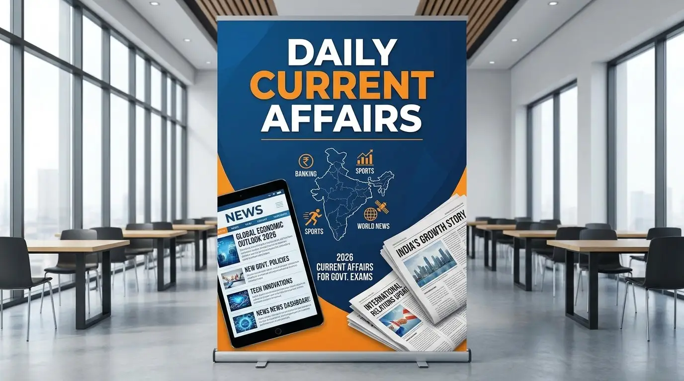 Daily Current Affairs 2026 GK News Government Exam Preparation