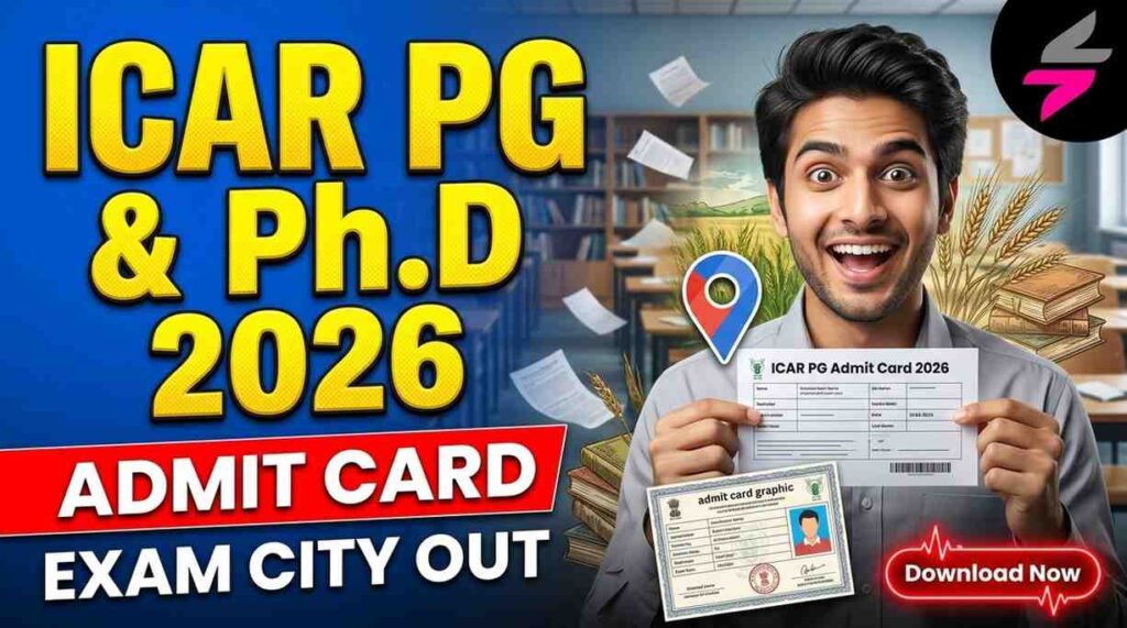 NTA ICAR AIEEA PG PhD Exam City Details 2026, NTA ICAR AIEEA PG Exam City Details 2026, NTA ICAR PhD Exam City Details 2026, ICAR AIEEA PG Exam City Slip 2026, ICAR PhD Exam City Intimation Slip 2026, NTA ICAR AIEEA PG Admit Card 2026, ICAR PG Entrance Exam 2026, ICAR PhD Entrance Exam 2026, NTA ICAR PG Admission 2026, ICAR AIEEA PG 2026, AICE JRF SRF PhD 2026, ICAR Exam City Download 2026, NTA ICAR Exam Date 2026, ICAR PG Exam City Notice 2026, NTA ICAR City Intimation Slip 2026, ICAR PG PhD Admission 2026