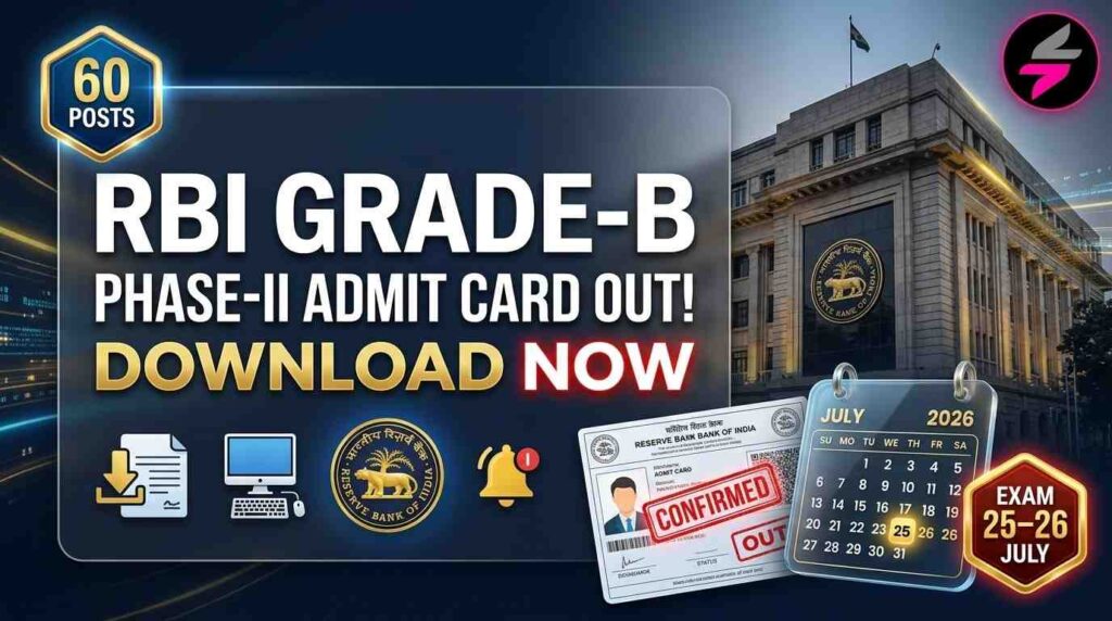 RBI Grade B Admit Card Out 202607152032 1