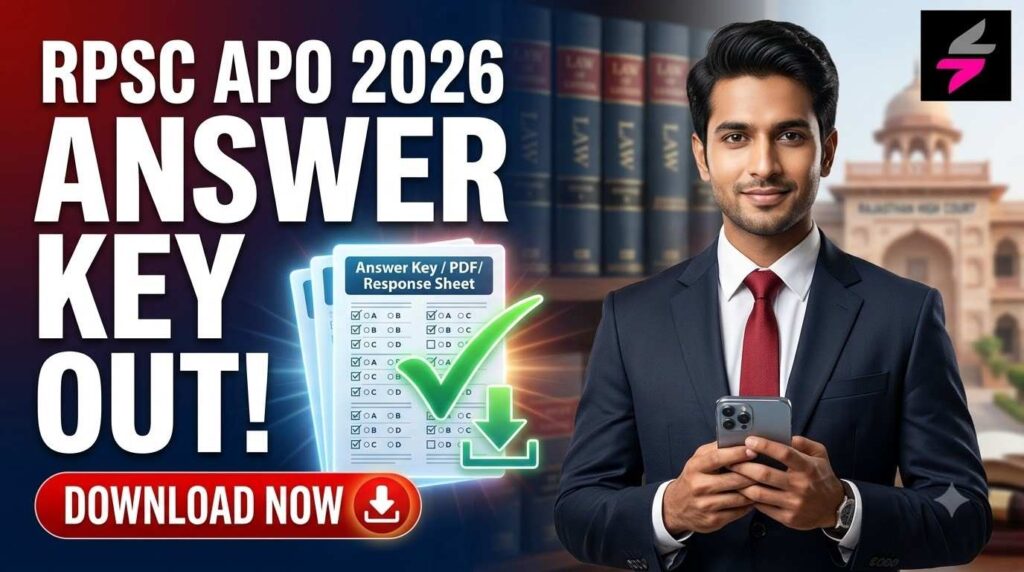 RPSC APO answer key release 202609072116 100kb