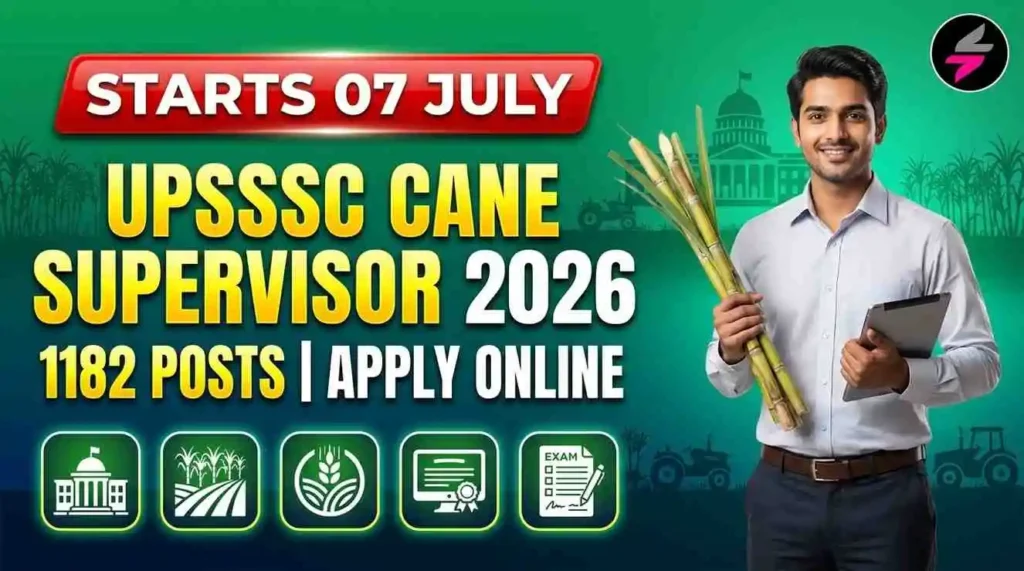 UPSSSC Cane Supervisor Recruitment 2026, UPSSSC Cane Supervisor Online Form 2026, UPSSSC Vacancy 2026, Cane Supervisor Bharti 2026, Agriculture Government Jobs 2026, UP Government Jobs 2026, UPSSSC Latest Recruitment, CCC Certificate Jobs, PET 2025 Vacancy, Sarkari Result UPSSSC