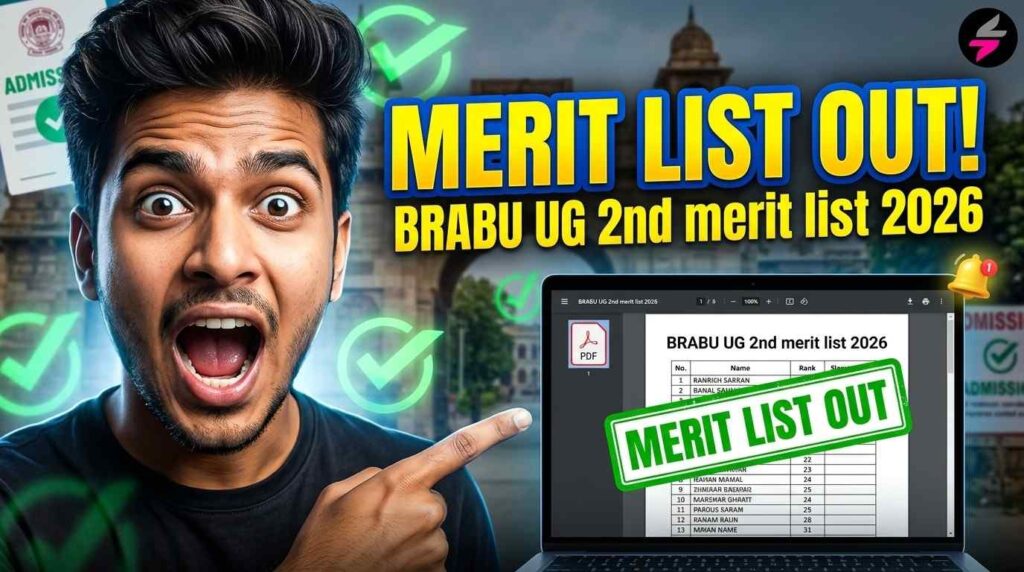 BRABU UG 2nd Merit List 2026, BRABU Merit List PDF, BRABU Admission 2026, BRABU BA Admission, BRABU BSc Admission, BRABU BCom Admission, BRABU College Allotment Letter, Bihar University Admission, UG Admission Merit List, BRABU Selection List 2026.