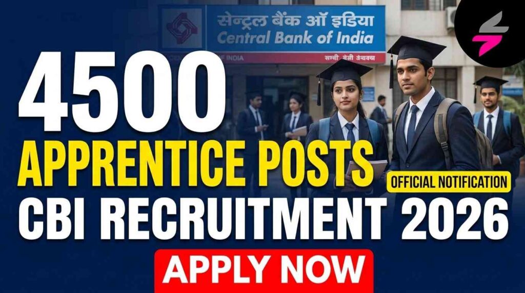 Central Bank CBI Apprentices Recruitment 2026, Central Bank Apprentice Recruitment 2026, Central Bank Apprentice Online Form 2026, CBI Apprentice Vacancy 2026, Central Bank 4500 Vacancy 2026, Bank Apprentice Recruitment 2026, Latest Bank Jobs 2026, Central Bank of India Recruitment 2026, Apprentice Jobs 2026, Banking Jobs for Graduates 2026, Central Bank Careers 2026, Central Bank Notification 2026, Central Bank Apprentice Apply Online, Central Bank Apprentice Eligibility 2026, Central Bank Apprentice Age Limit 2026, Central Bank Apprentice Selection Process, Central Bank Apprentice Exam Date 2026, Central Bank Apprentice Admit Card 2026, Central Bank Apprentice Result 2026, Government Bank Jobs 2026, Banking Sector Recruitment 2026, Graduate Jobs in Bank 2026, Apprentice Bharti 2026, Sarkari Naukri Bank Vacancy 2026, Central Bank Apprentice Last Date, Central Bank Recruitment Apply Online, Banking Apprenticeship Program 2026, Central Bank Apprentice Notification PDF, Central Bank Apprentice Vacancy Details, Central Bank Local Language Test, Central Bank Written Exam 2026, Central Bank Apprentice Application Form, Upcoming Bank Recruitment 2026, India Bank Jobs 2026, Bank Vacancy for Graduates, Banking Career Opportunities 2026, Central Bank Recruitment News, Latest Apprentice Vacancy 2026, Central Bank Apprentice Registration 2026, Central Bank Job Alert 2026