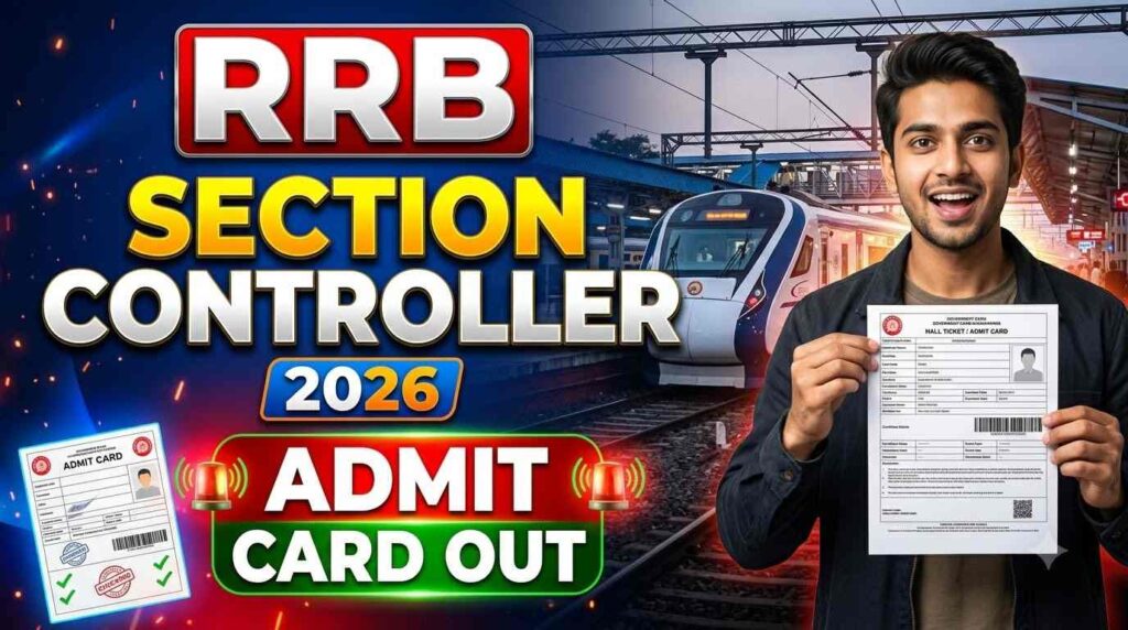 RRB Section Controller admit card 20261008205911 100kb