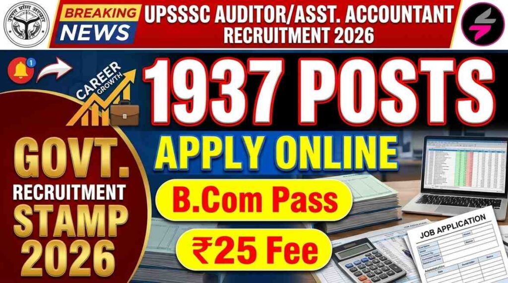 UPSSSC Auditor Recruitment 1937 202607222013