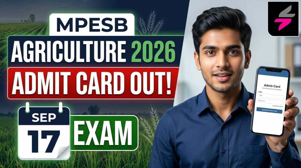 MPESB agriculture admit card out 20260910193004 80kb