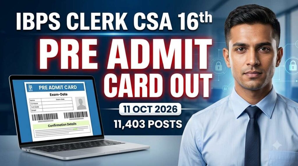 IBPS Clerk admit card out 20261001214823 100kb